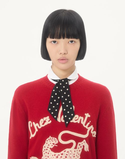 Valentino - Embroidered Wool Jumper - Paris - Woman - Knitwear