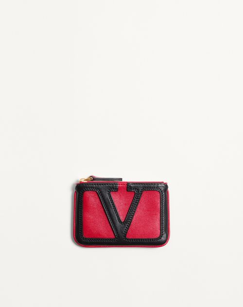 Valentino Garavani Valentino Garavani Viva Superstar Nappa Key Ring Woman Red/black Onesize
