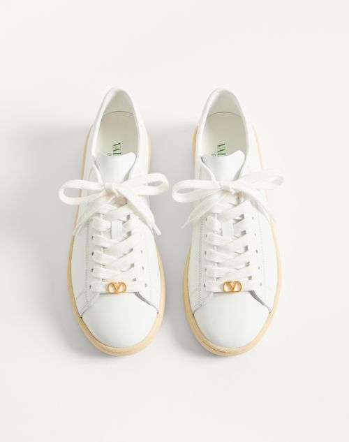 Valentino Garavani - Royco Trainer In Nappa Calfskin - White - Woman - Trainers