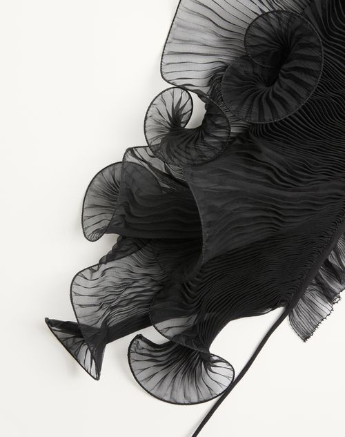 Valentino - Chiffon Collar - Black - Woman - Soft Accessories