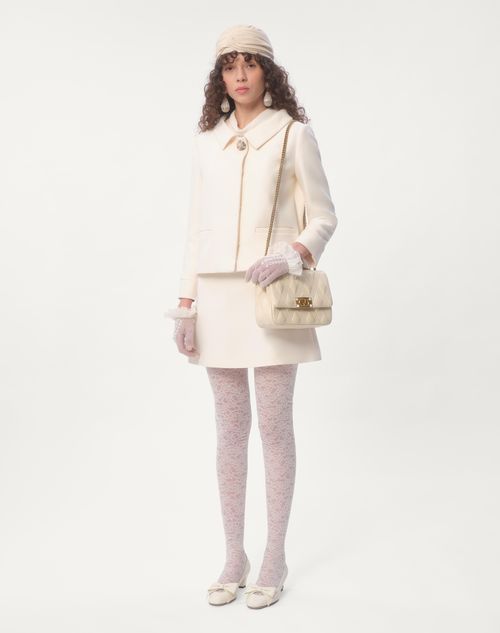 Valentino - Gonna In Crepe Couture - Avorio - Donna - Gonne