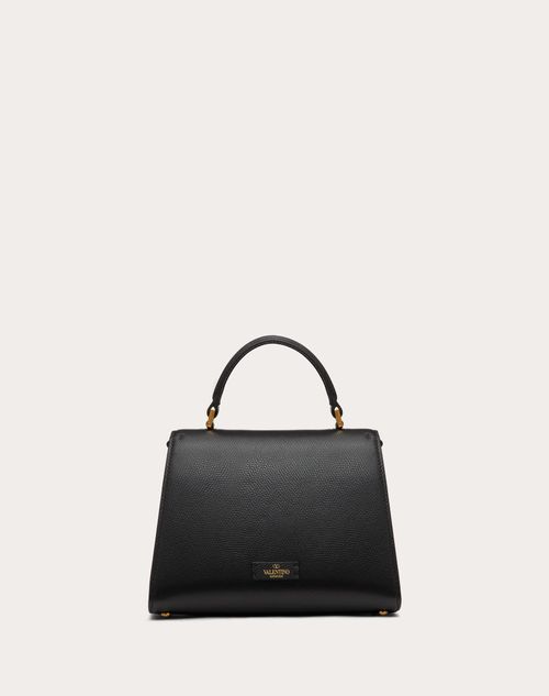 Valentino Garavani - Vスリング グレインカーフスキン スモール ハンドバッグ - ブラック - ウィメンズ - トップハンドルバッグ