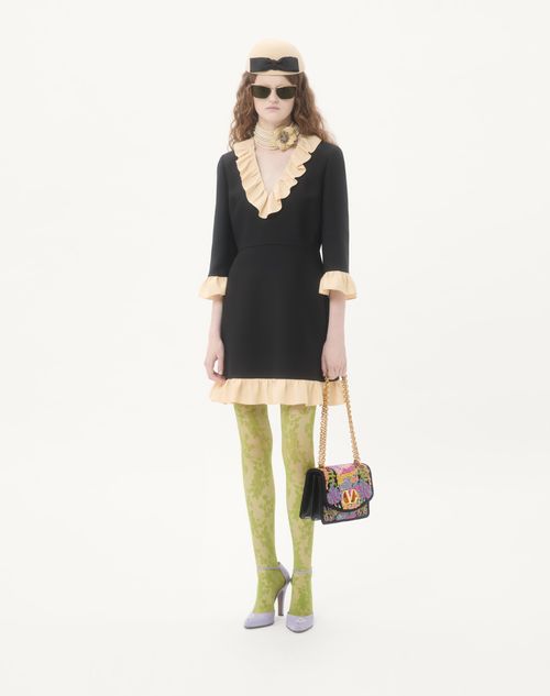Valentino Garavani - Valentino Garavani Vain Embroidered Shoulder Bag - Multicolor - Woman - Shoulder Bags