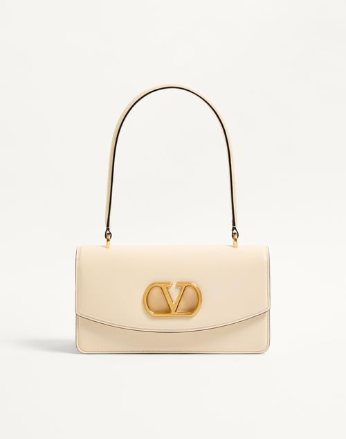 Valentino 'vain' Shoulder Bag Adjustable Strap In Nude