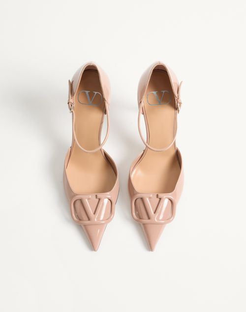 Vlogo Signature D'orsay Patent Leather Pumps 100mm for Woman in