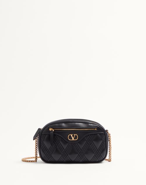 Valentino Garavani Garavani Quiltie Shoulder Bag 67 In Quilted Nappa Woman Black Uni In Black