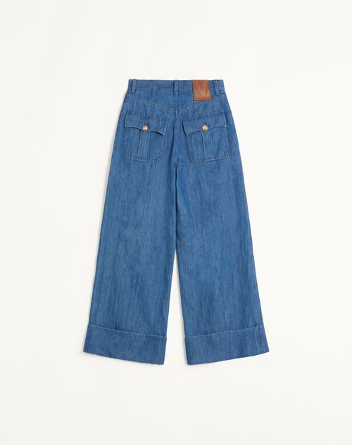 Valentino - Lightweight Denim Pants - Denim - Woman - Denim