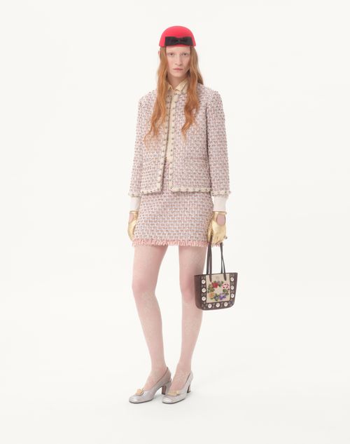 Valentino - Ribbon Tweed Skirt - Multicolour - Woman - Skirts
