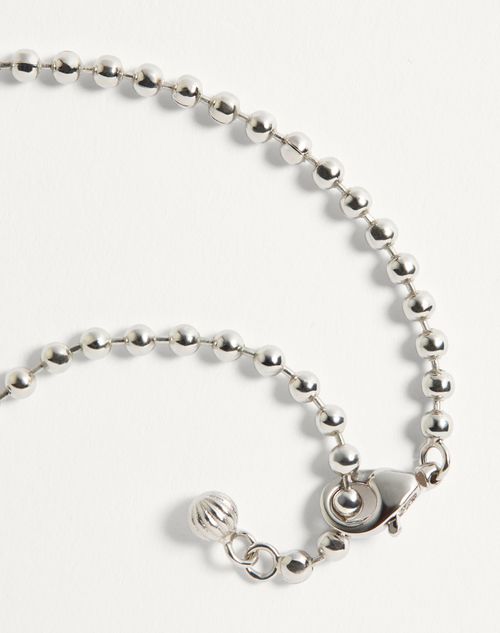 Valentino Garavani - Ovalette Metal Bracelet - Transparent - Man - Jewelry