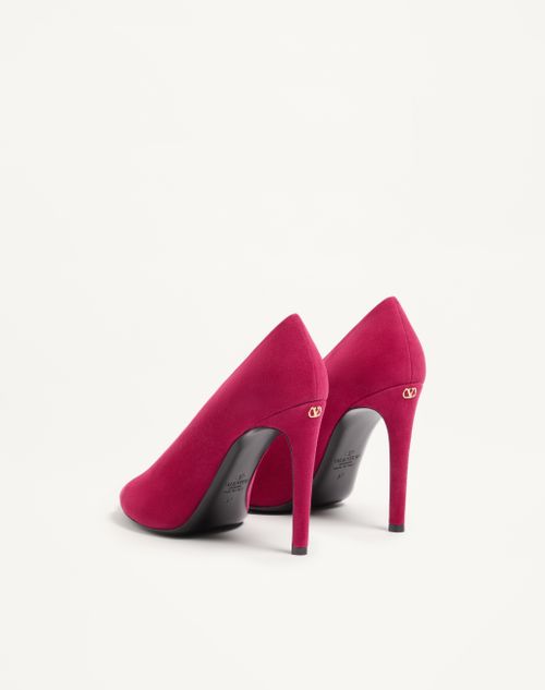 Valentino Garavani - Escarpins À Bout Ouvert Révélé En Daim, Talon&nbsp;: 105&nbsp;mm - Insolent - Femme - Escarpins Et Slingbacks
