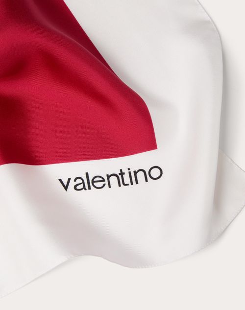 Valentino Garavani - Silk Scarf - Red - Woman - Soft Accessories