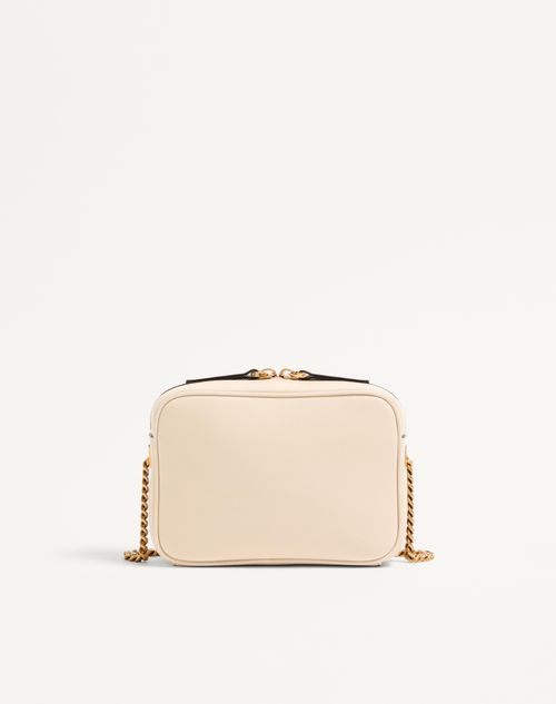 Valentino Garavani - Valentino Garavani Viva Superstar Nappa Leather Belt Bag - Butter/black - Woman - Belt Bags
