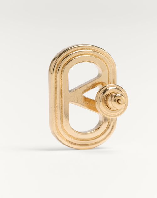 Valentino Garavani - Ovalette Metal Earrings - Gold - Woman - Jewelry