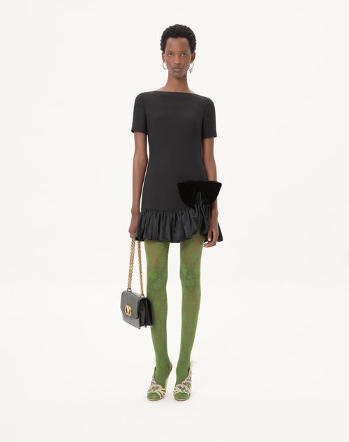 Valentino - Crepe Couture Short Dress - Black - Woman - Dresses