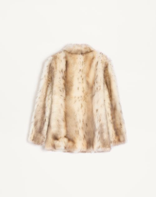 Valentino - Shearling Coat - Ivory - Woman - Coats And Outerwear
