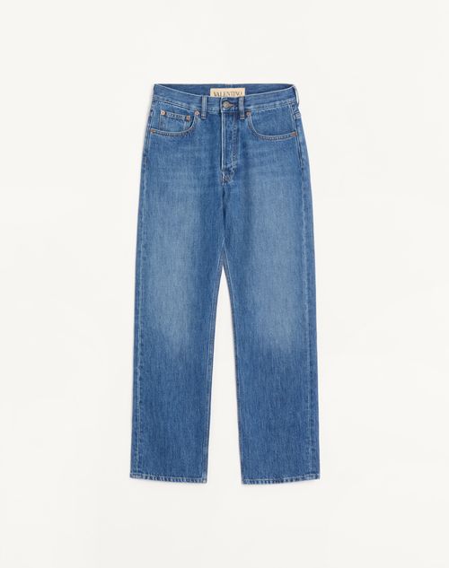 Valentino Valentino Denim Trousers Man Blue 34