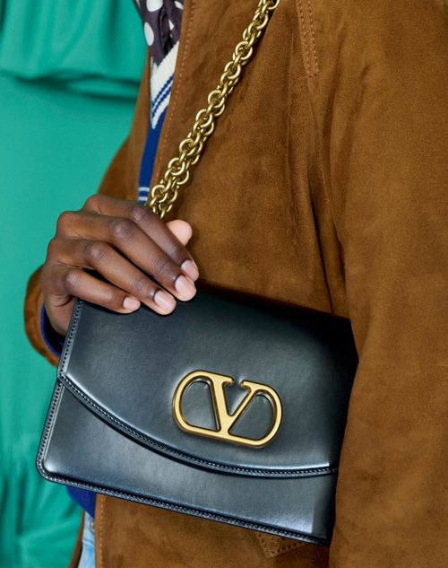 Valentino - Suede Jacket - Brown - Man - Outerwear