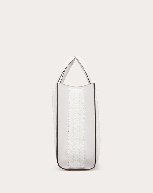 Valentino Garavani - Vロゴ シグネチャー ラフィア ハンドバッグ - ウィメンズ - トート