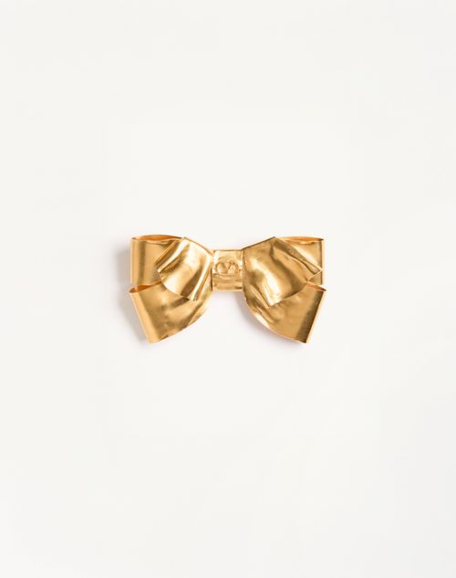 Valentino Garavani Trop Chou Metal Brooch Woman Antique Brass Onesize