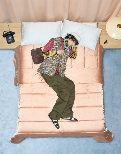 Valentino - Valentino Viscose Bowling Shirt With Cherryfic Jacquard Pattern - Magenta - Man - Shirts