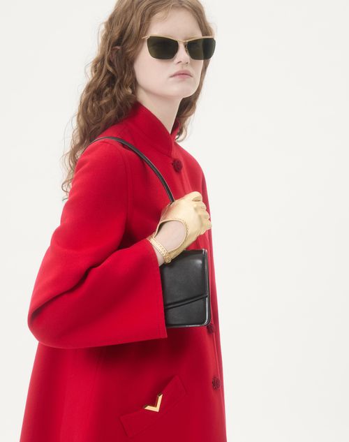 Valentino - Compact Drap Coat - Paris - Woman - Coats And Outerwear