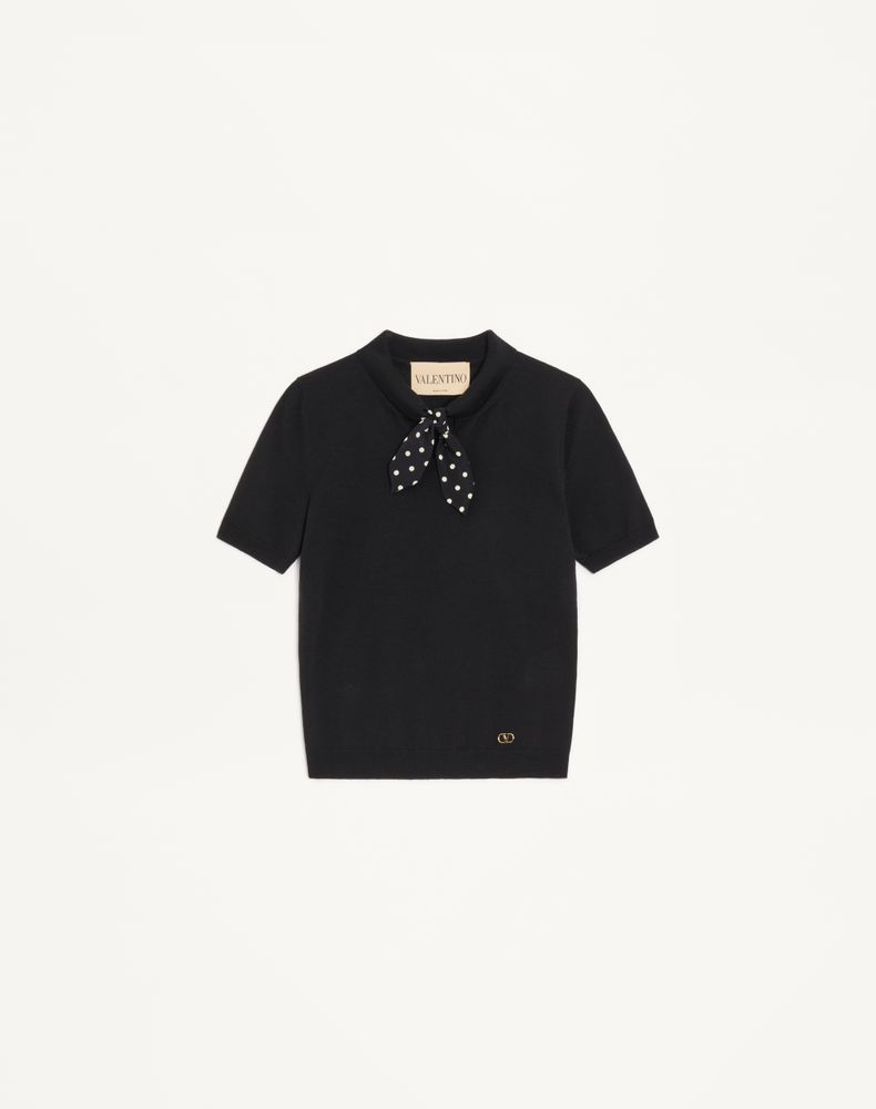 Valentino Women's Black Knit Top Woman Xs
