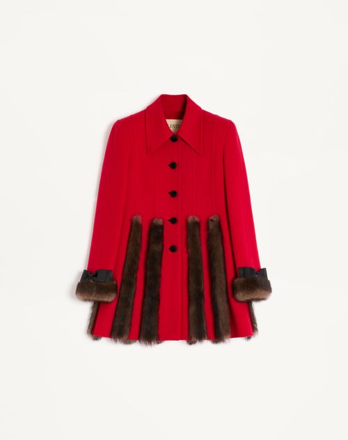 Valentino - Double Cashmere Peacoat - Paris - Woman - Coats And Outerwear
