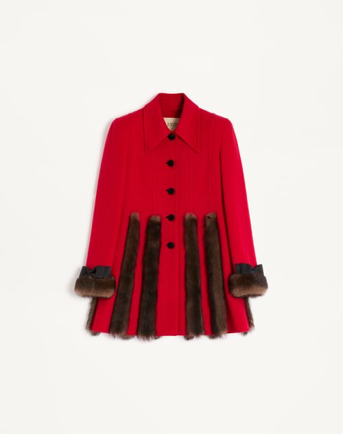 Valentino Chaqueta Marinera De Cachemira Doble Mujer París 38