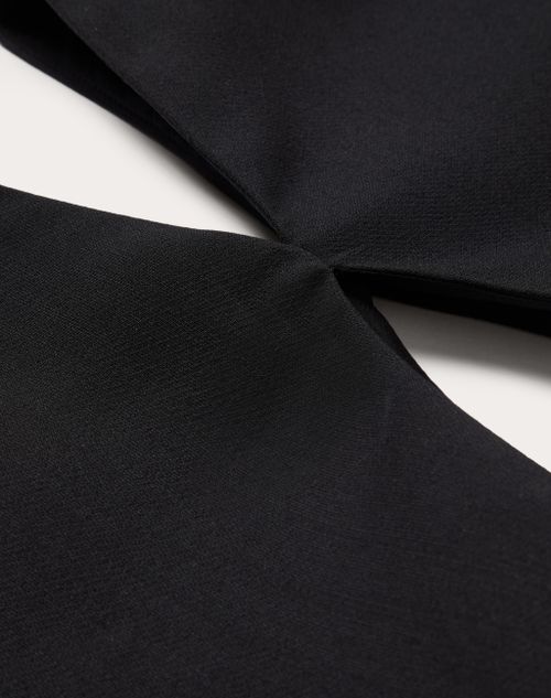 Valentino - Crepe Couture Short Dress - Black - Woman - Dresses