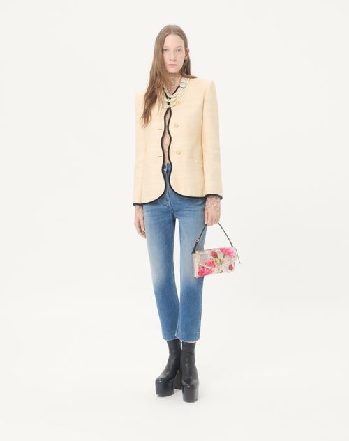 Valentino Garavani - Borsa Piccola A Spalla Valentino Garavani Devain Ricamata - Multicolor - Donna - Borse A Spalla