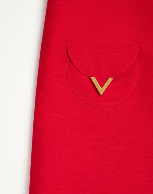 Valentino - Crepe Couture Short Dress - Paris - Woman - Dresses