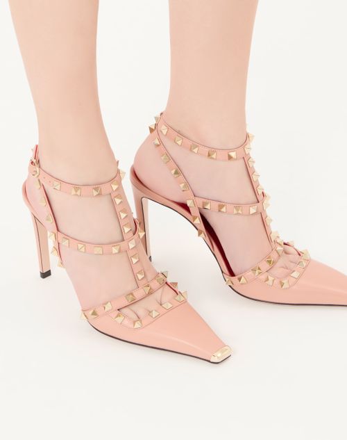 Valentino Garavani - Rockstud Kidskin Pumps 100mm - Phard - Woman - Pumps And Slingbacks