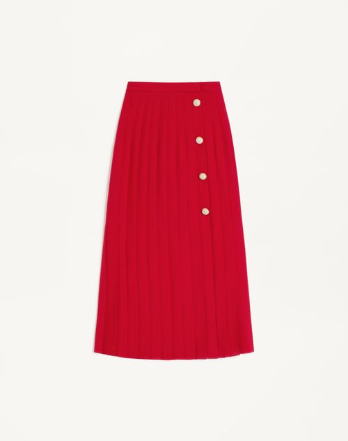 Valentino Georgette Midi Skirt Woman Paris 46