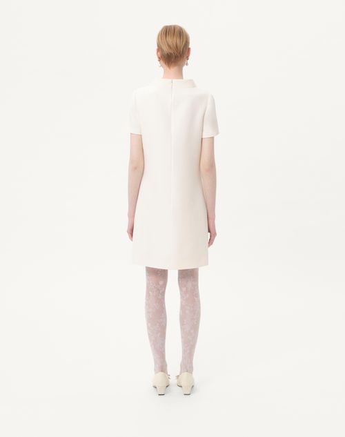 Valentino - Crepe Couture Short Dress - Ivory - Woman - Dresses