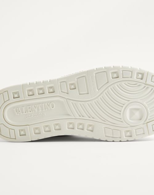 Valentino Garavani - Freedots Xl Calfskin Trainer - White - Woman - Trainers