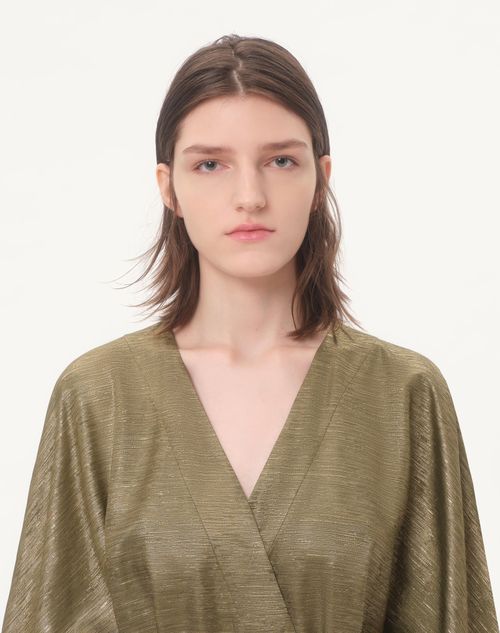 Valentino - Long Lurex Dress With Voyage Imaginaire Print - Multicolor - Woman - Gowns