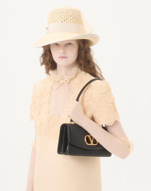 Valentino - Embroidered Crepe Couture Short Dress - Birch - Woman - Dresses