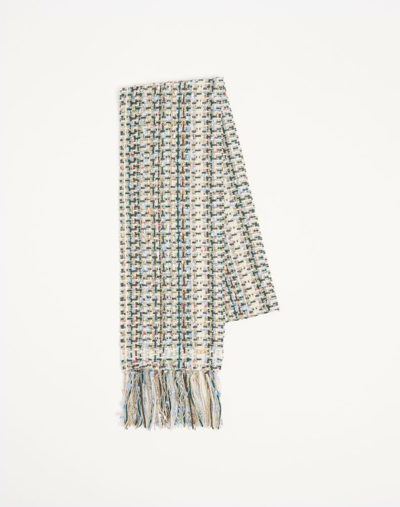 Valentino Garavani Women's Multicolour Vlogo Signature Wool And Cashmere Scarf Woman Uni