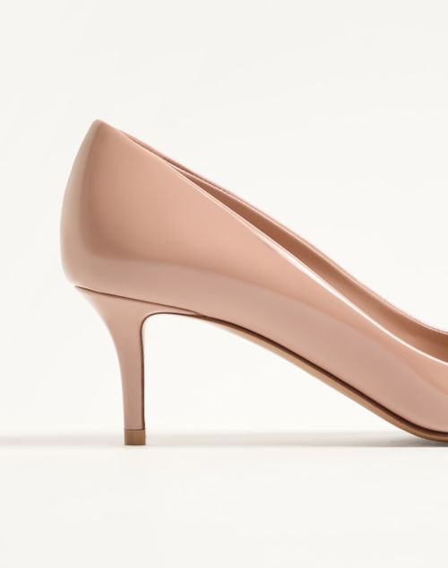 Valentino Garavani - Vlogo Signature Patent Leather Pumps 60mm - Rose Cannelle - Woman - Pumps And Slingbacks