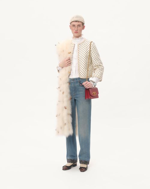 Valentino - Cotton Popeline Shirt - White - Woman - Shirts And Tops