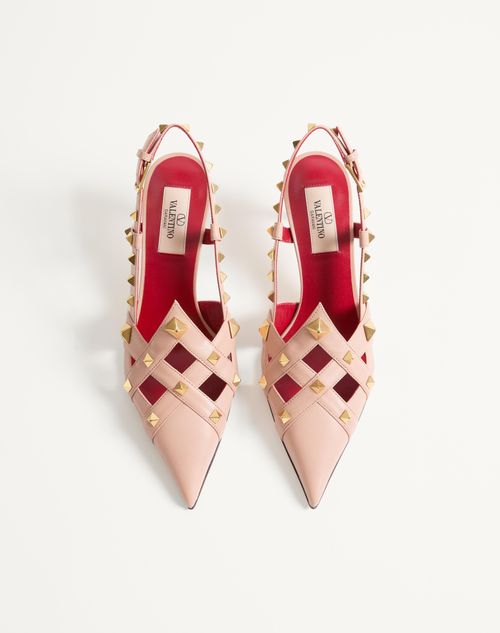 Valentino Garavani - スタディ キッドスキン スリングバックパンプス 65mm - ピンク - ウィメンズ - パンプス