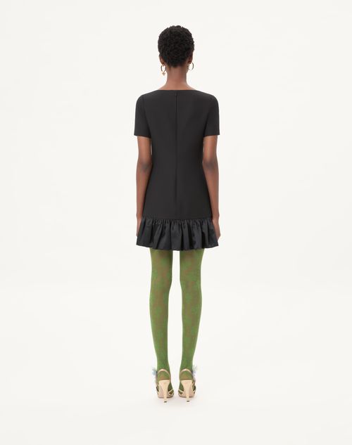Valentino - Crepe Couture Short Dress - Black - Woman - Dresses