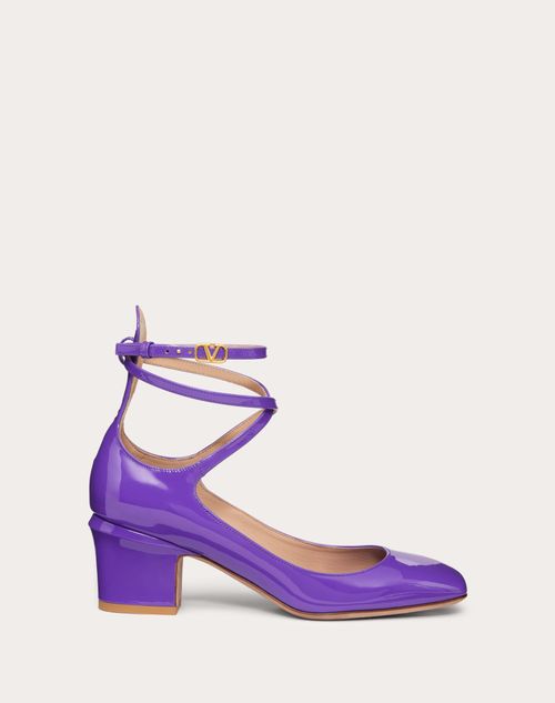 Valentino Garavani  Garavani Tan-go Patent Leather Pump 70mm Woman Electric Violet 41 In Electric Violet