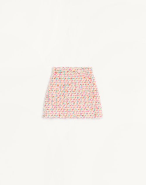 Valentino - Candy Tweed Skirt - Multicolour - Woman - Skirts