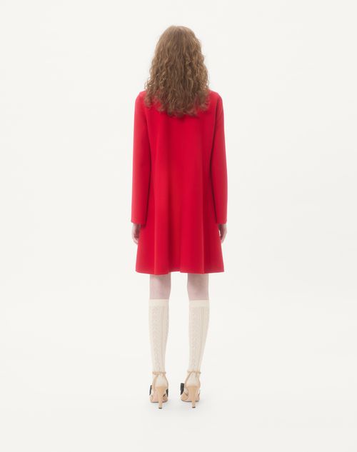 Valentino - Compact Drap Coat - Paris - Woman - Coats And Outerwear