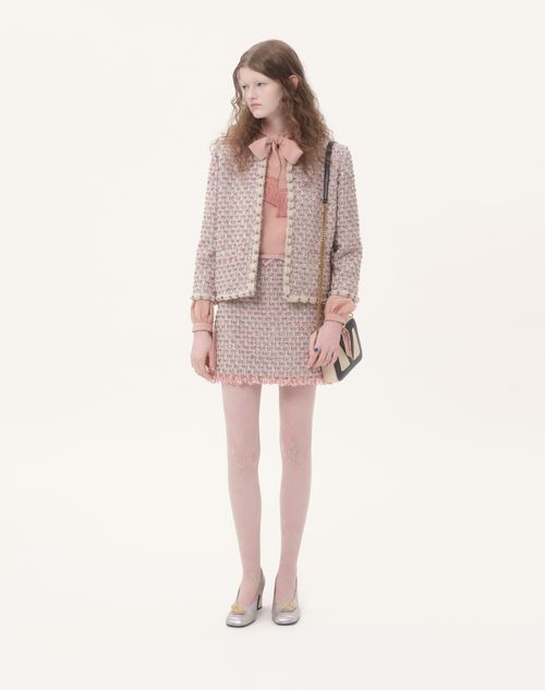 Valentino - Crepe De Chine Shirt - Vintage Rose - Woman - Shirts And Tops