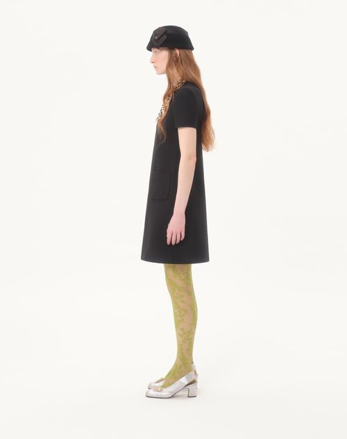 Valentino - Crepe Couture Short Dress - Black - Woman - Dresses