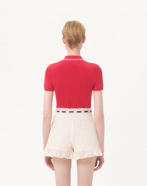Valentino - Cotton Top With Cherry - Paris - Woman - Knitwear