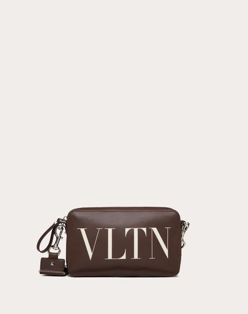 Valentino Garavani - Vltn Leather Crossbody Bag - Fondant/light Ivory - Man - Shoulder Bags