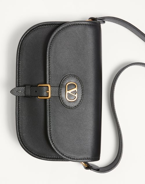 Valentino Garavani - Borsa Piccola A Tracolla Valentino Garavani Antibes In Vitello - Nero - Uomo - Borse A Spalla